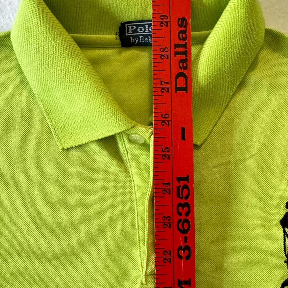 Ralph Lauren Big Pony Men's 3XL Short Sleeve Polo  Sport #3 Shirt Green Golf - Picture 8 of 9